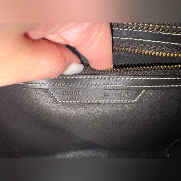 Celine Leather Luggage Micro